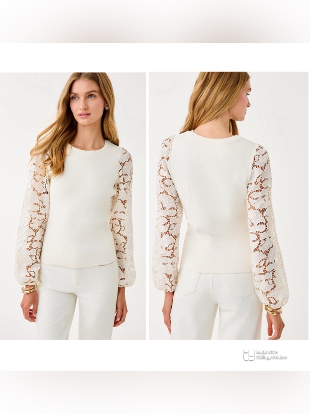Lilly Pulitzer Bryant Lace Knit Top